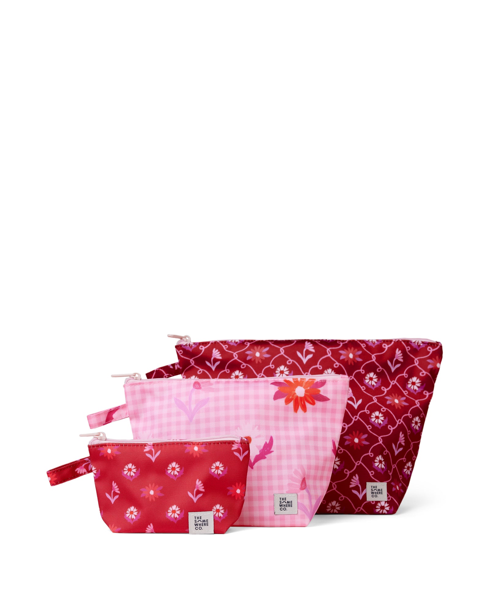 Rosewood Handy Pouch Trio