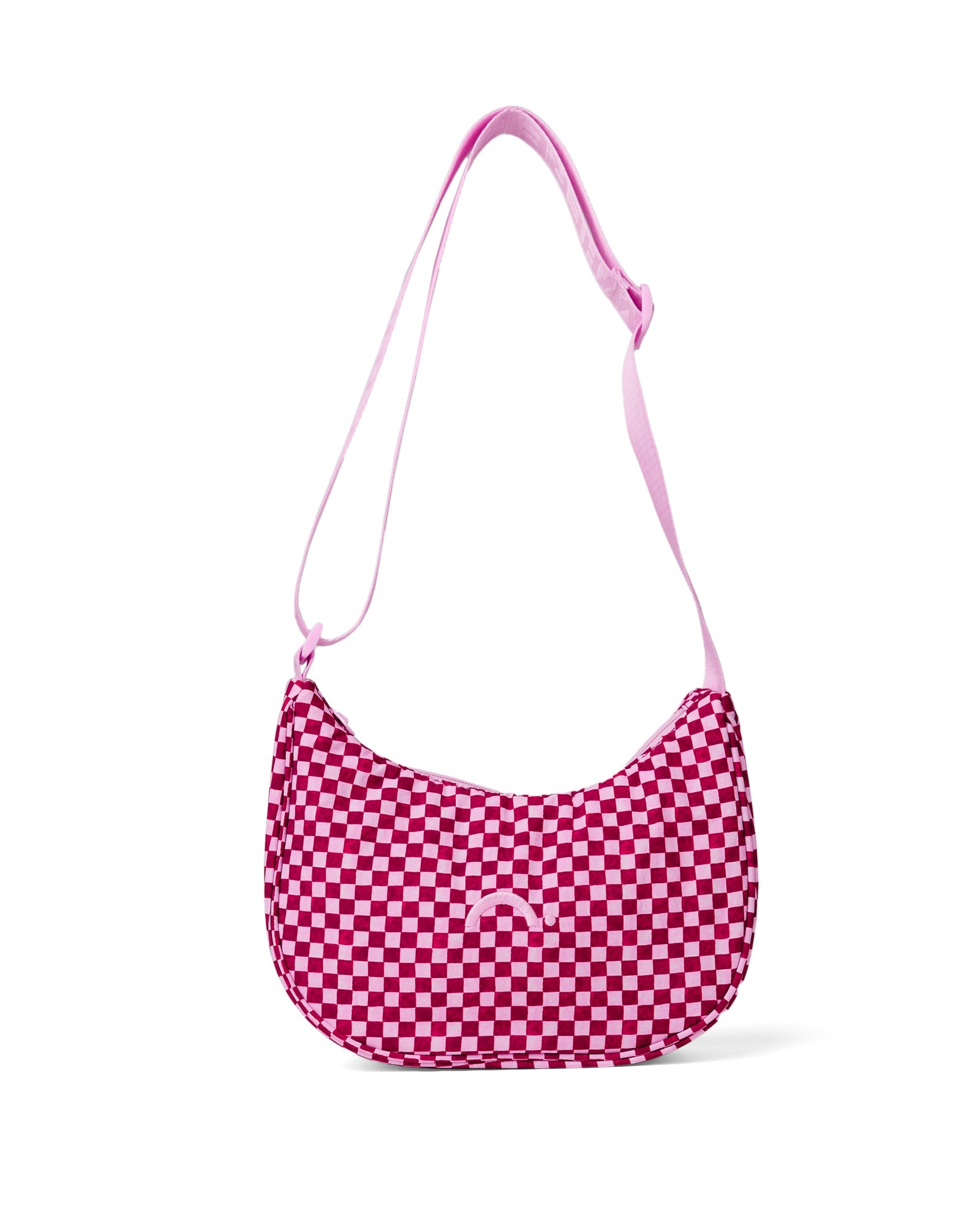 Crimson Haze Small Crescent Bag