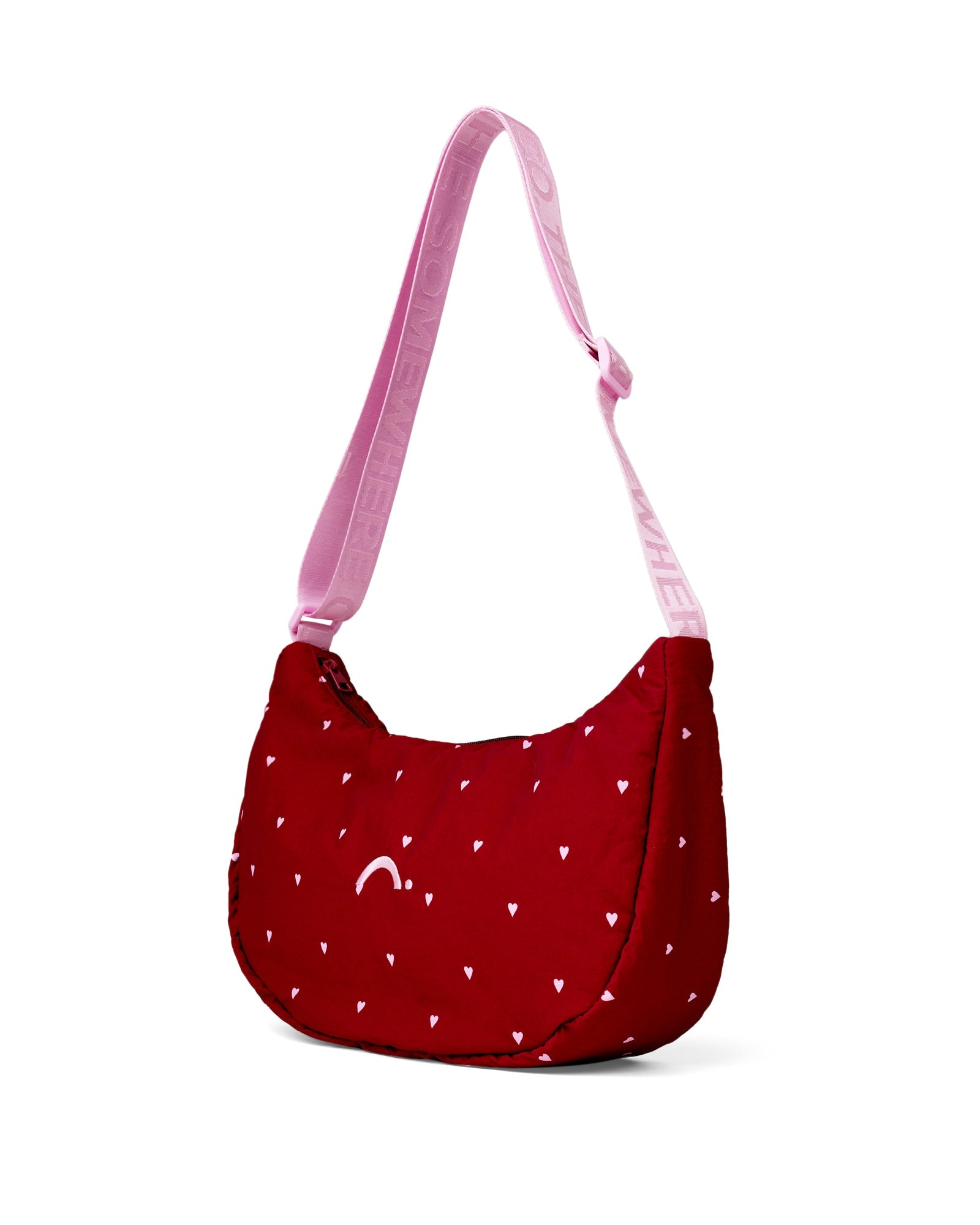 Queen of Hearts Medium Crescent Bag