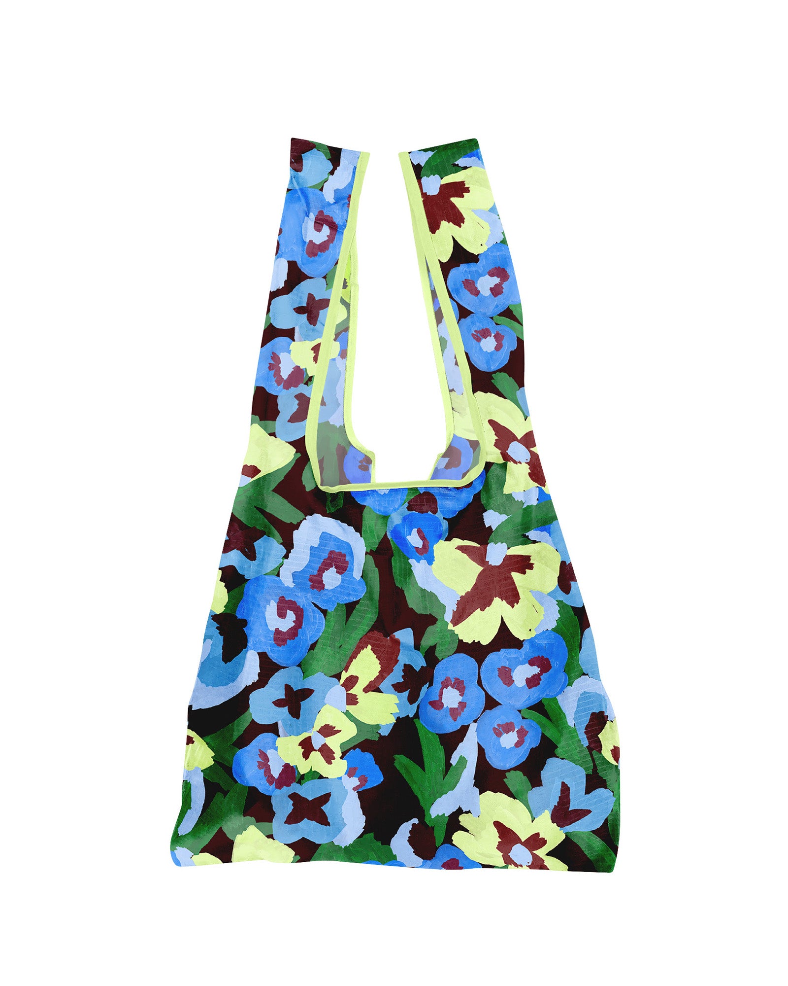Pansy Patch Reusable Shopping Bag