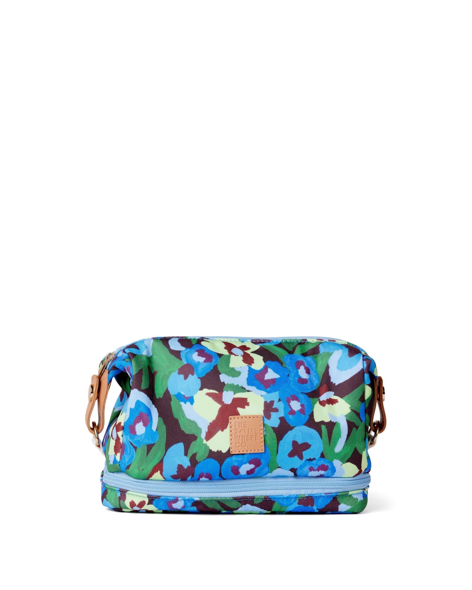 Pansy Patch Cosmetic Bag