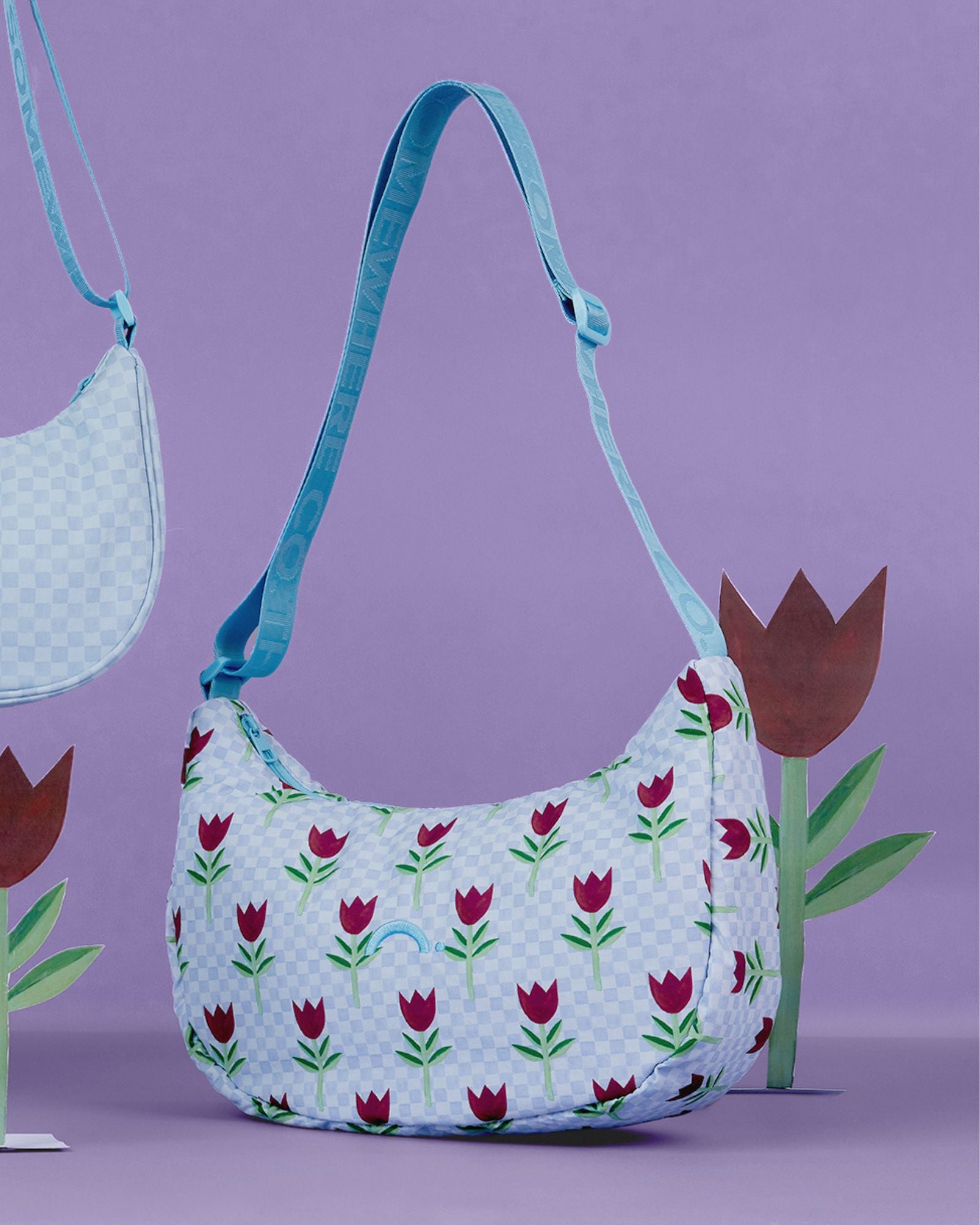 Buy Myself Flowers Medium Crescent Bag