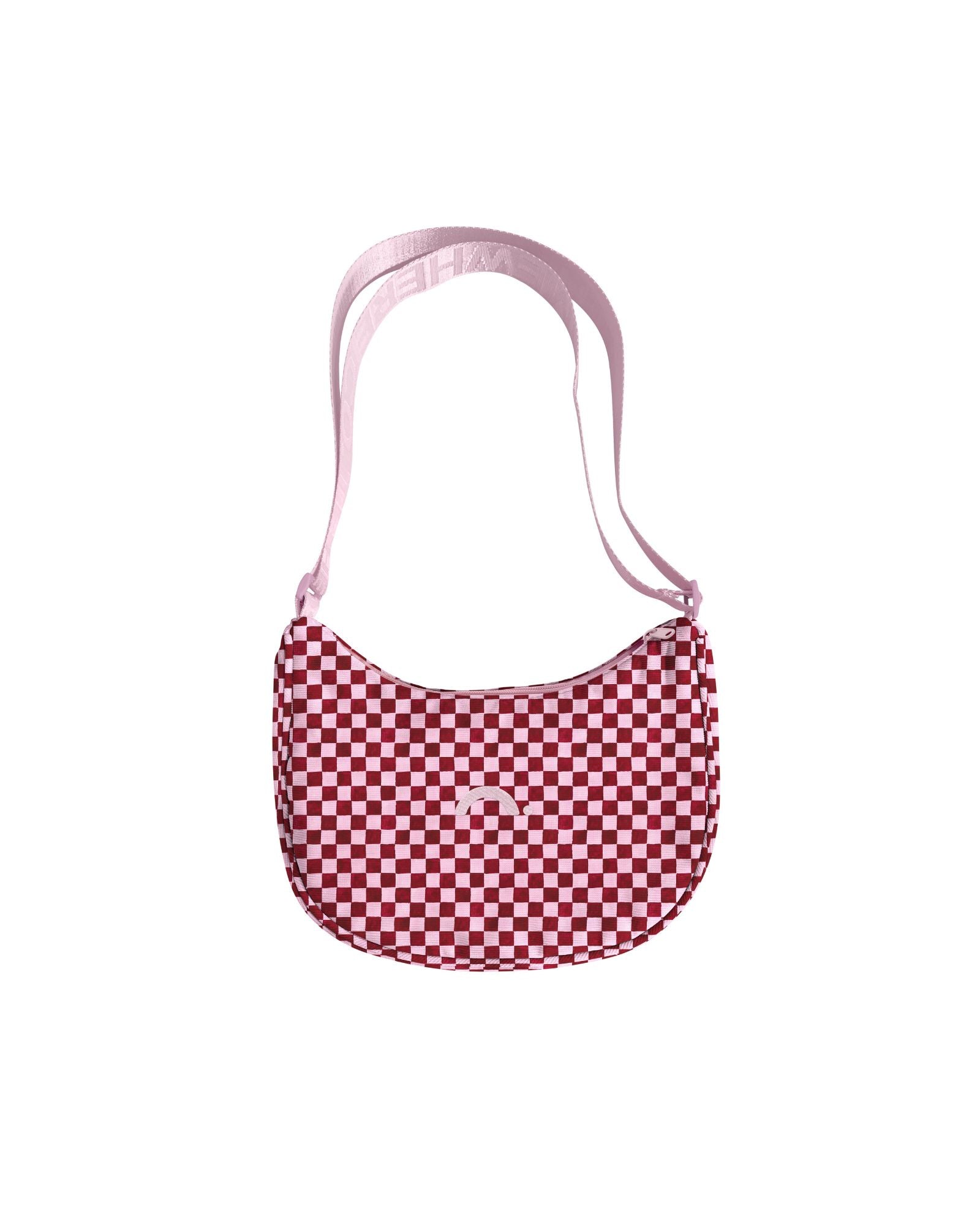 Crimson Haze Small Crescent Bag