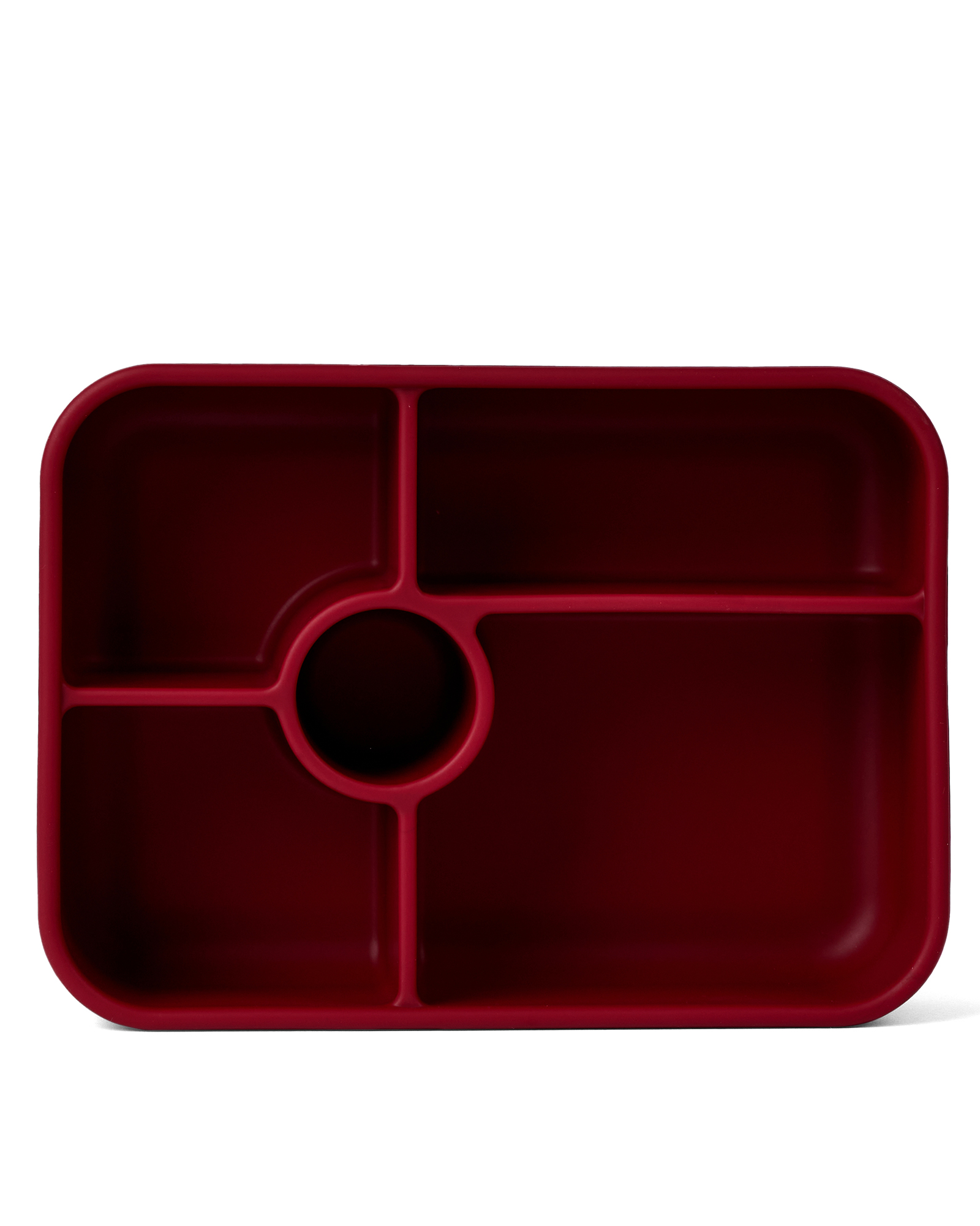 Burgundy Large Silicone Bento Lunch Box