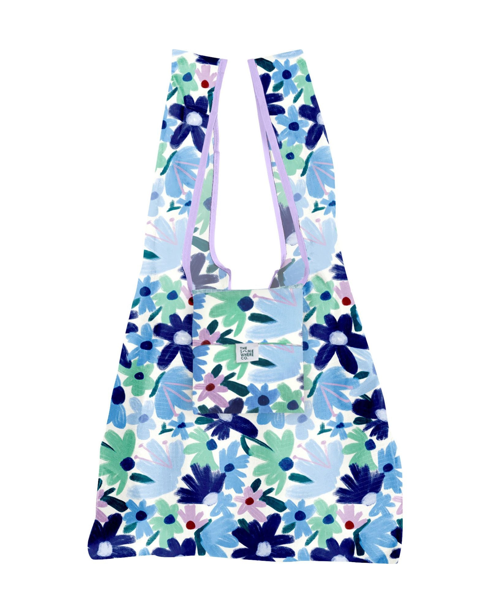 Blue Meadow Reusable Shopping Bag