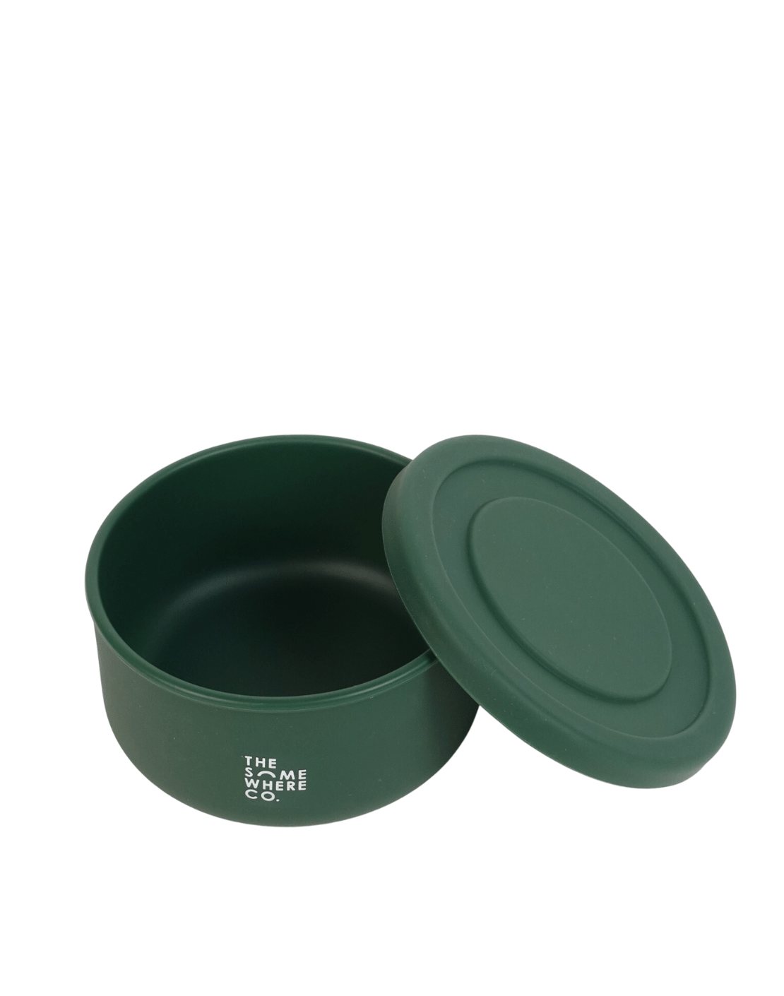 Forest Green Round Silicone Lunch Box